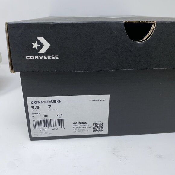 Converse Run Star Hike Hi Tri-Panel Pink Women's Platform Sneakers A01582C New - Picture 13 of 14